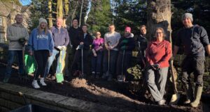 Group of gardeners Next Step Trust and ABS gardening